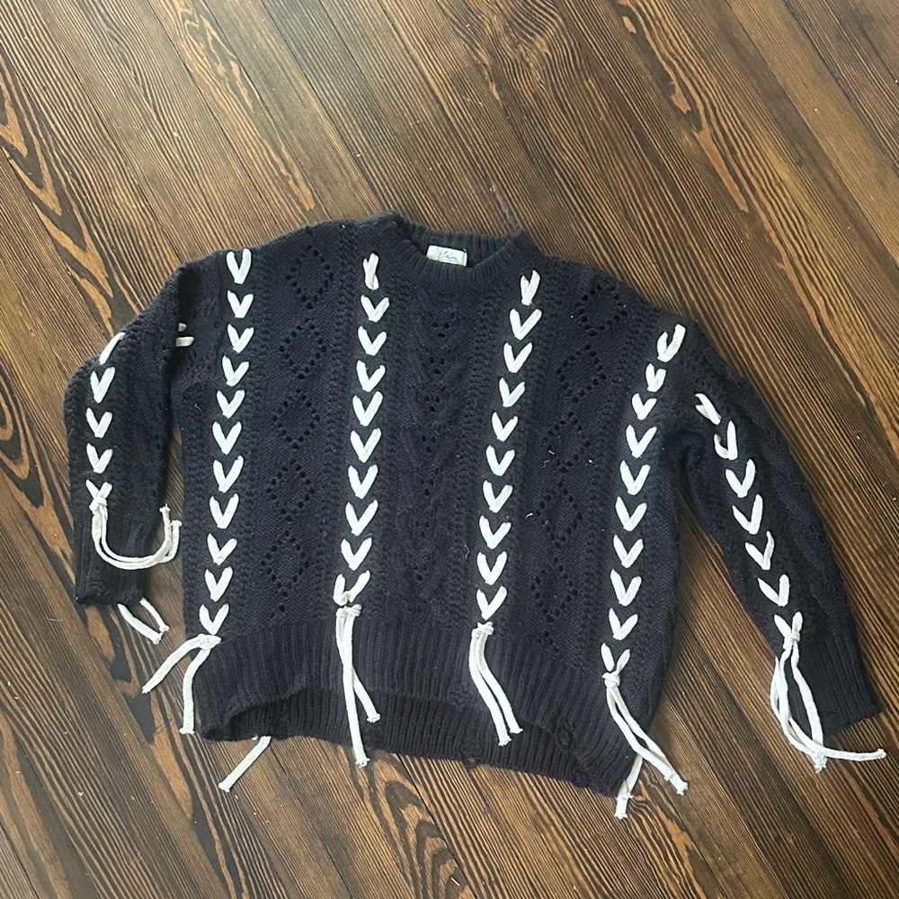 Elan Lattice Sweater